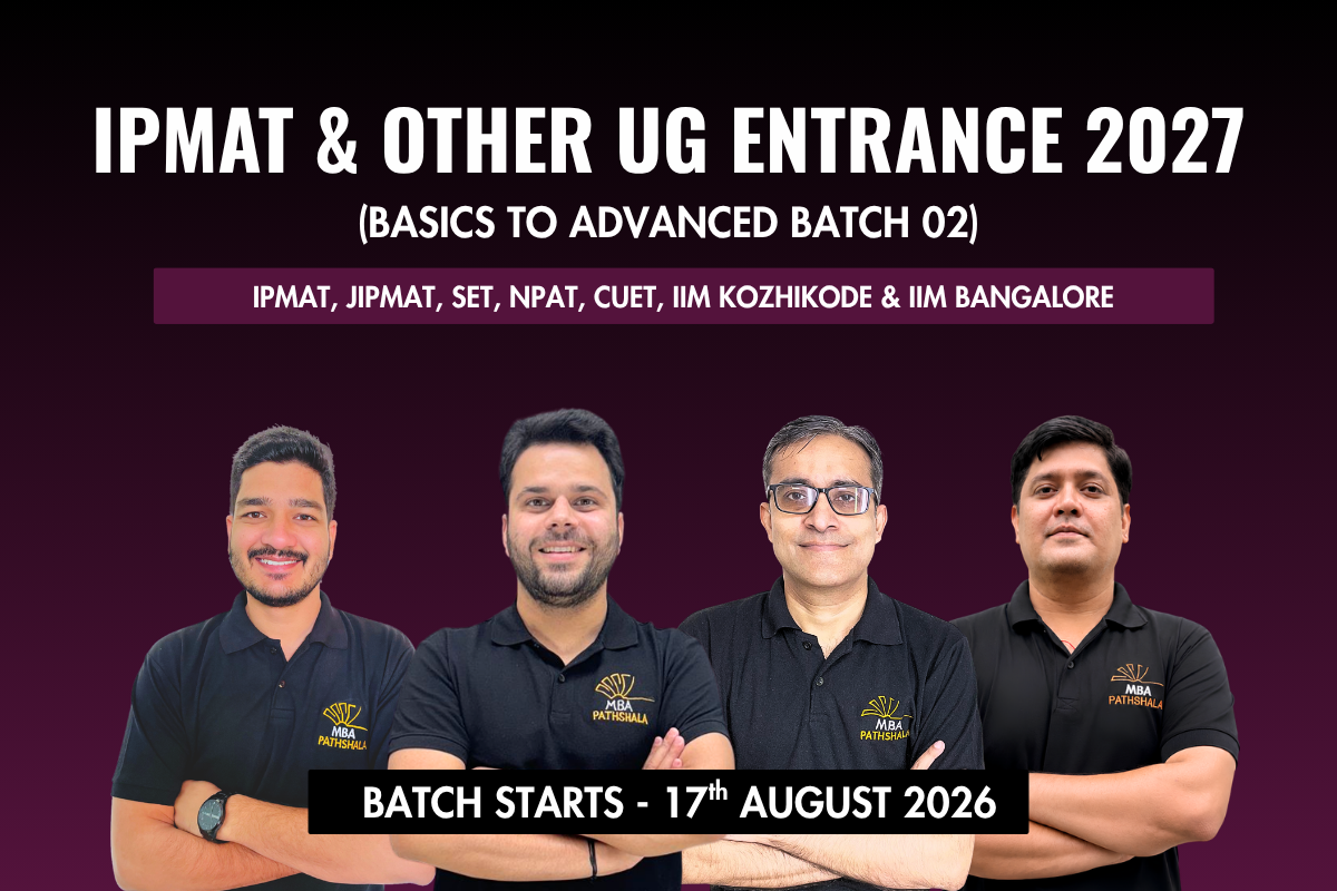IPMAT & Other UG Entrance Exams 2027 Complete Preparation Batch 02 (Basics to Advanced)